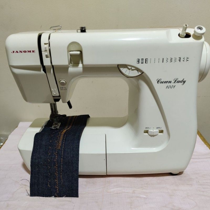 janome brand 12 multiple stitches with design heavy duty with footpedal