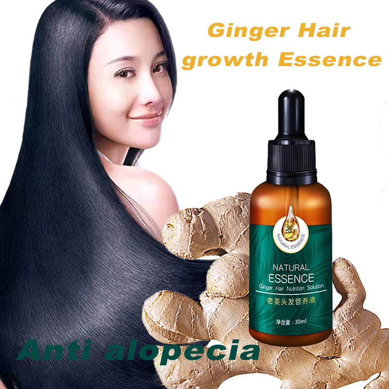 essential oil Ginger Hair growth Essence Anti alopecia ginger extract