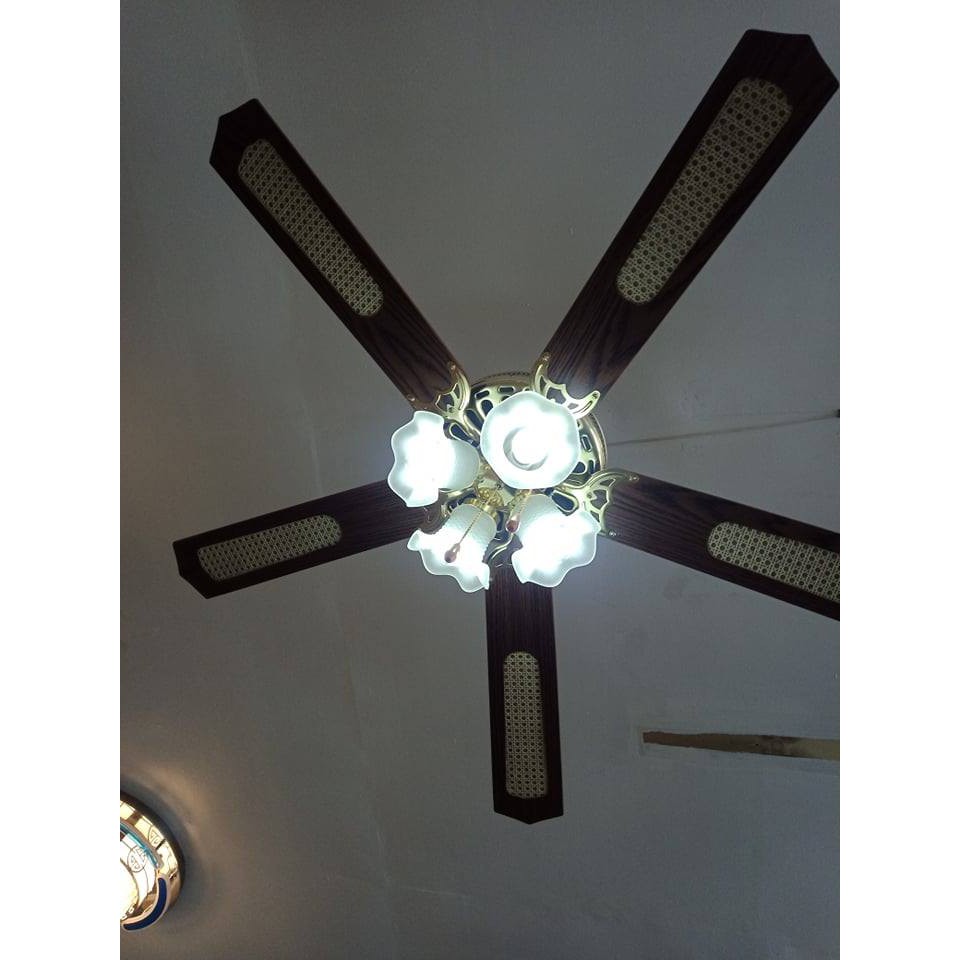 5 Blade Ceiling Fan 4 Light Shelly Lighting