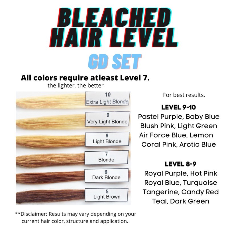 √100以上 bleaching hair level chart 245052-Hair lightening level chart