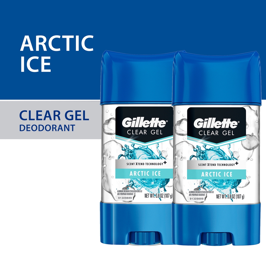 Gillette Clear Gel Arctic Ice 3.8 oz Duo Shopee Philippines