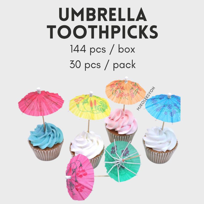Umbrella Toothpick 144pcs 1box Shopee Philippines