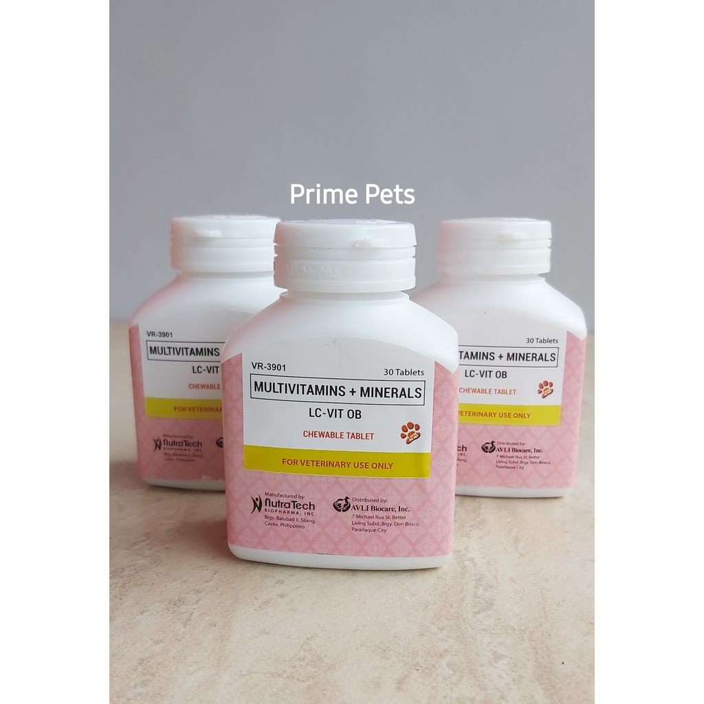 LC VIT OB 30 Chewable Tablets for Pregnant/Lactating Dogs Shopee Philippines