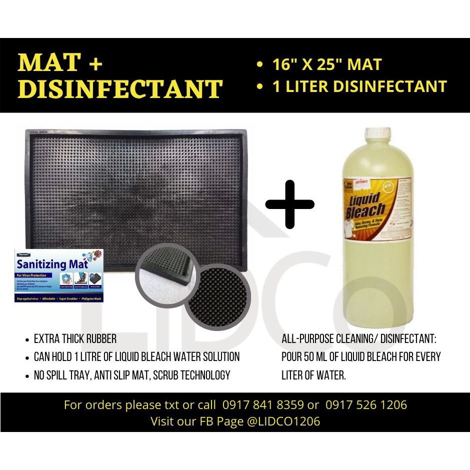 Disinfectant Mat Solution is rated the best in 07/2023 BeeCost
