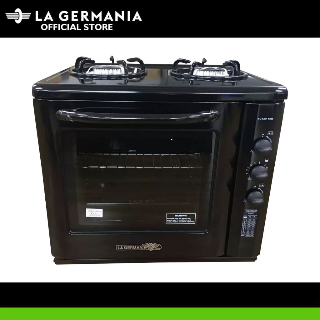 La Germania Table Oven SL120 10B (Gas Thermostat Oven, Black Body