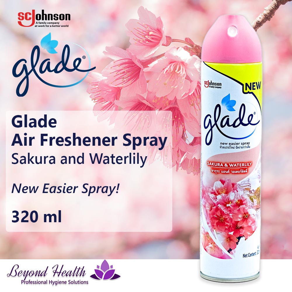 Glade Air Freshener Sakura & Waterlily Spray 320ml Shopee Philippines