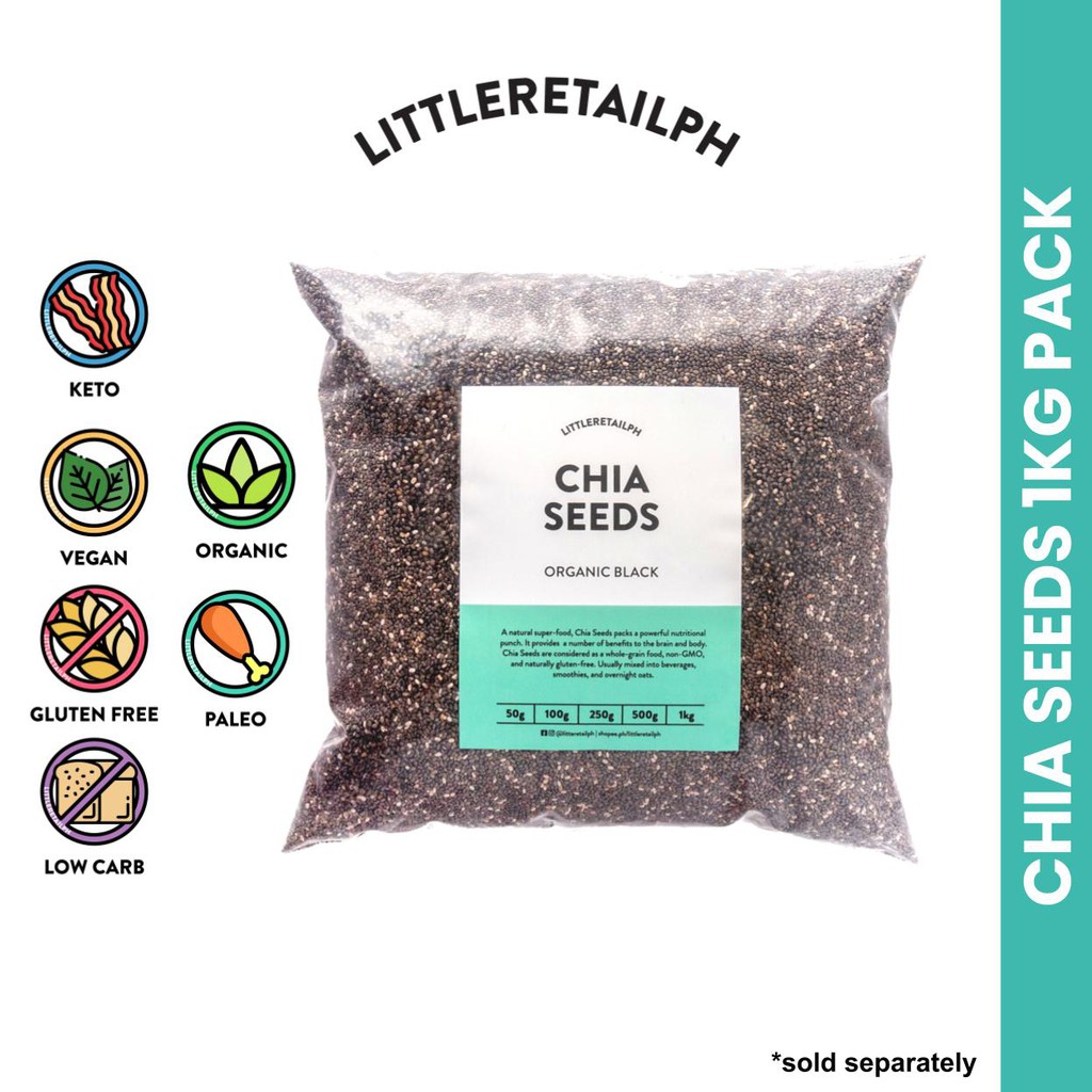 Chia Seeds 1kg for Keto and Low Carb Diet Shopee Philippines