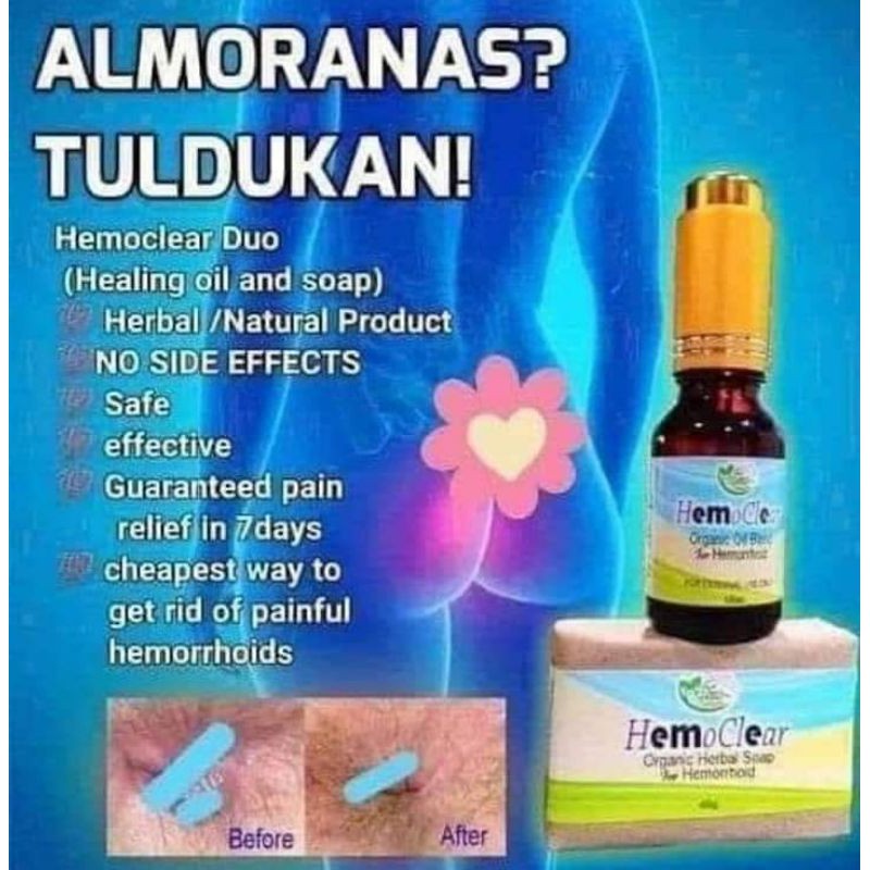(Gamot sa almoranas) Hemo Clear duo for your almoranas problem (By