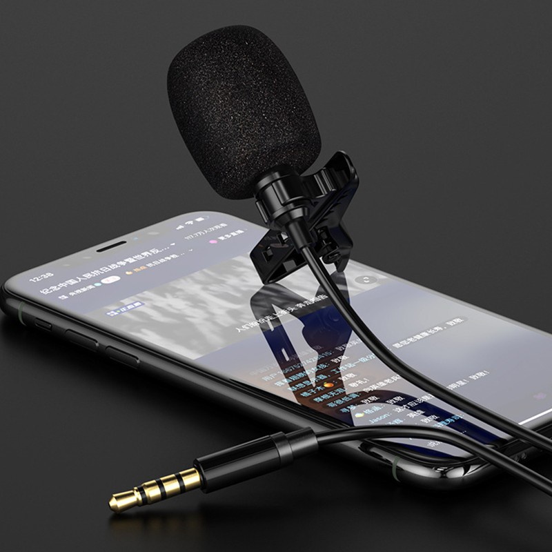 Highdefinition Noise Reduction Lavalier Microphone Comes with