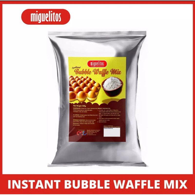 ORIGINAL BUBBLE WAFFLE MIX (500 GRAMS) Shopee Philippines