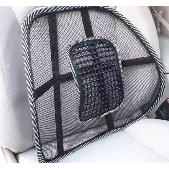 Mesh Lumbar Lower Back Support Car Seat Chair Cushion Pad _l Shopee
