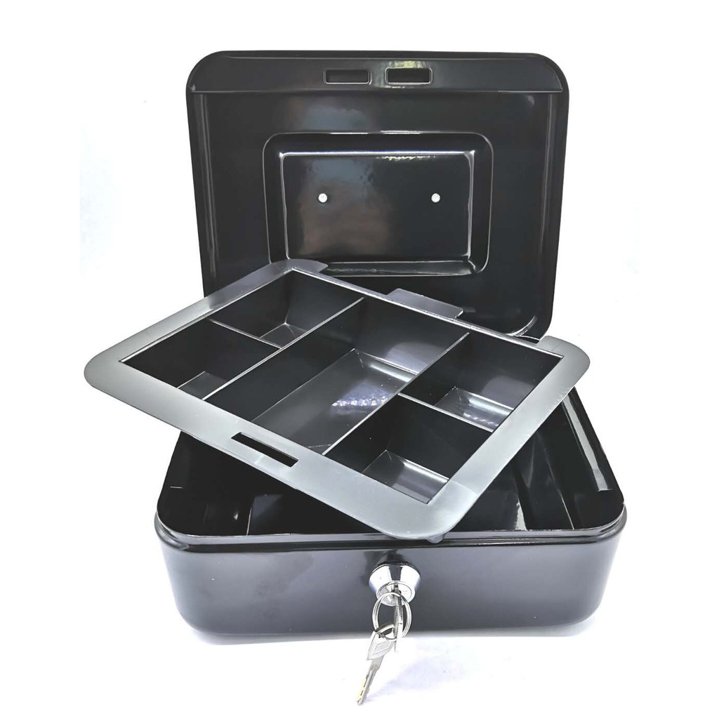 cash box/ Portable Money Secret Security Safe Box Lock Metal Shopee