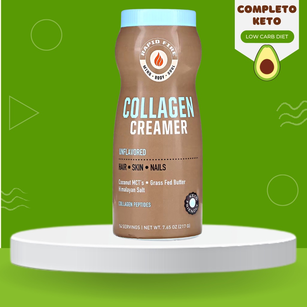 Completo Keto RapidFire, Collagen Creamer, Natural Flavor, Turbo