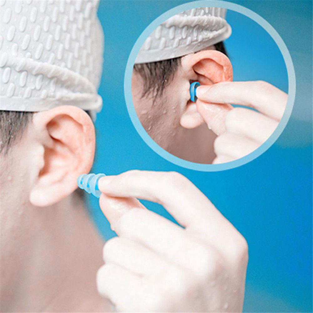 Box Snore Soft New Silicone Ear Anti Plugs Earplugs Noise Shopee