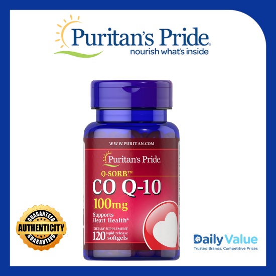 Puritan's Pride CoQ10 100mg, 120 softgels Shopee Philippines