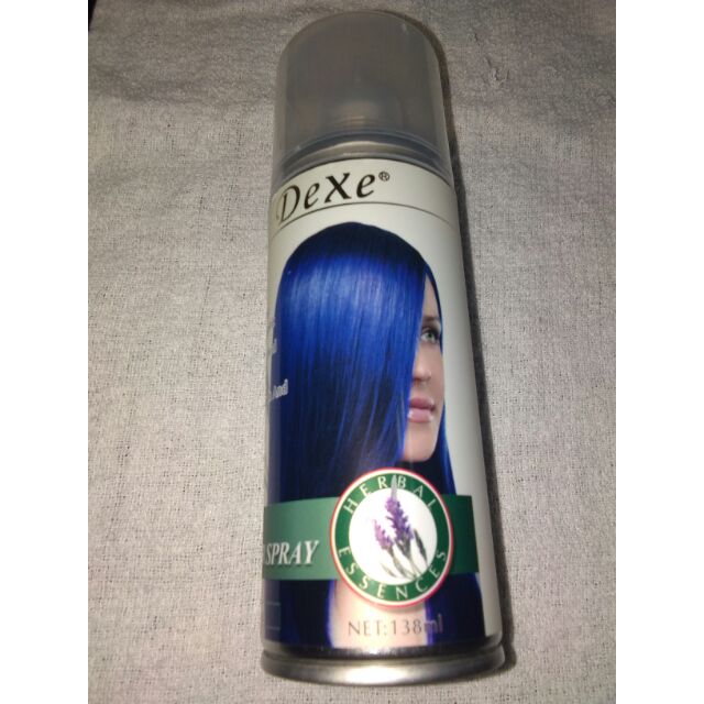 Dexe hair color spray (blue) Shopee Philippines