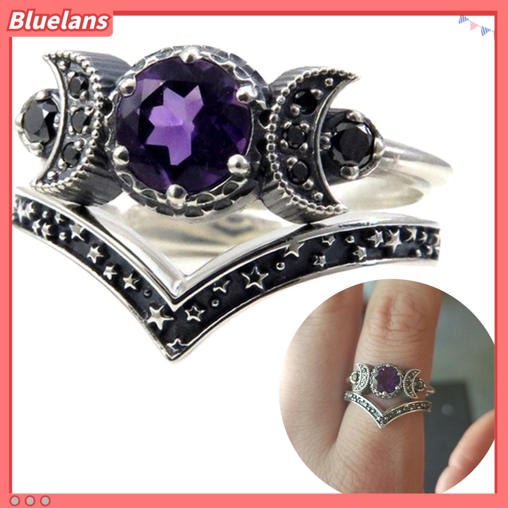 Lady Finger Ring Hecate Style Exquisite 2 Colors Rhinestone Female Ring