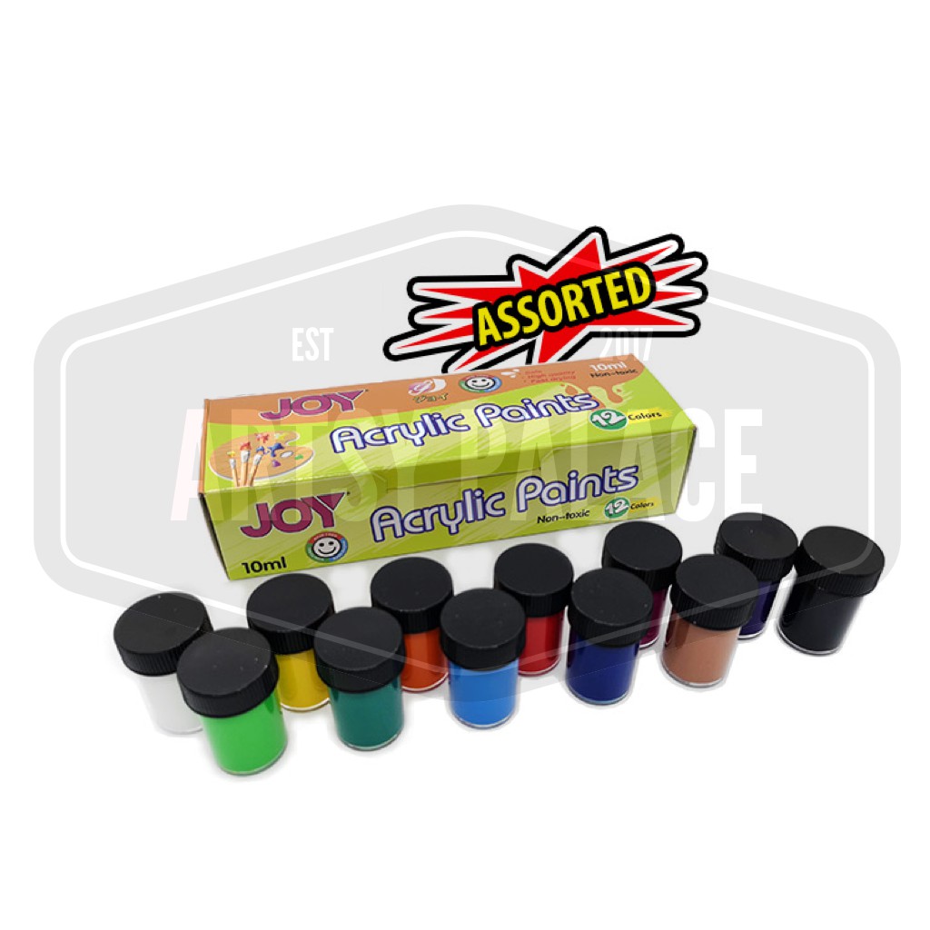 Joy Acrylic Paint 10mL (12 pcs) Shopee Philippines