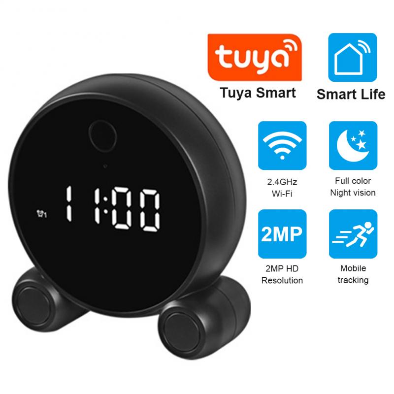 1080P Digital Clock Video Camera Wireless WIFI Camera PIR Motion