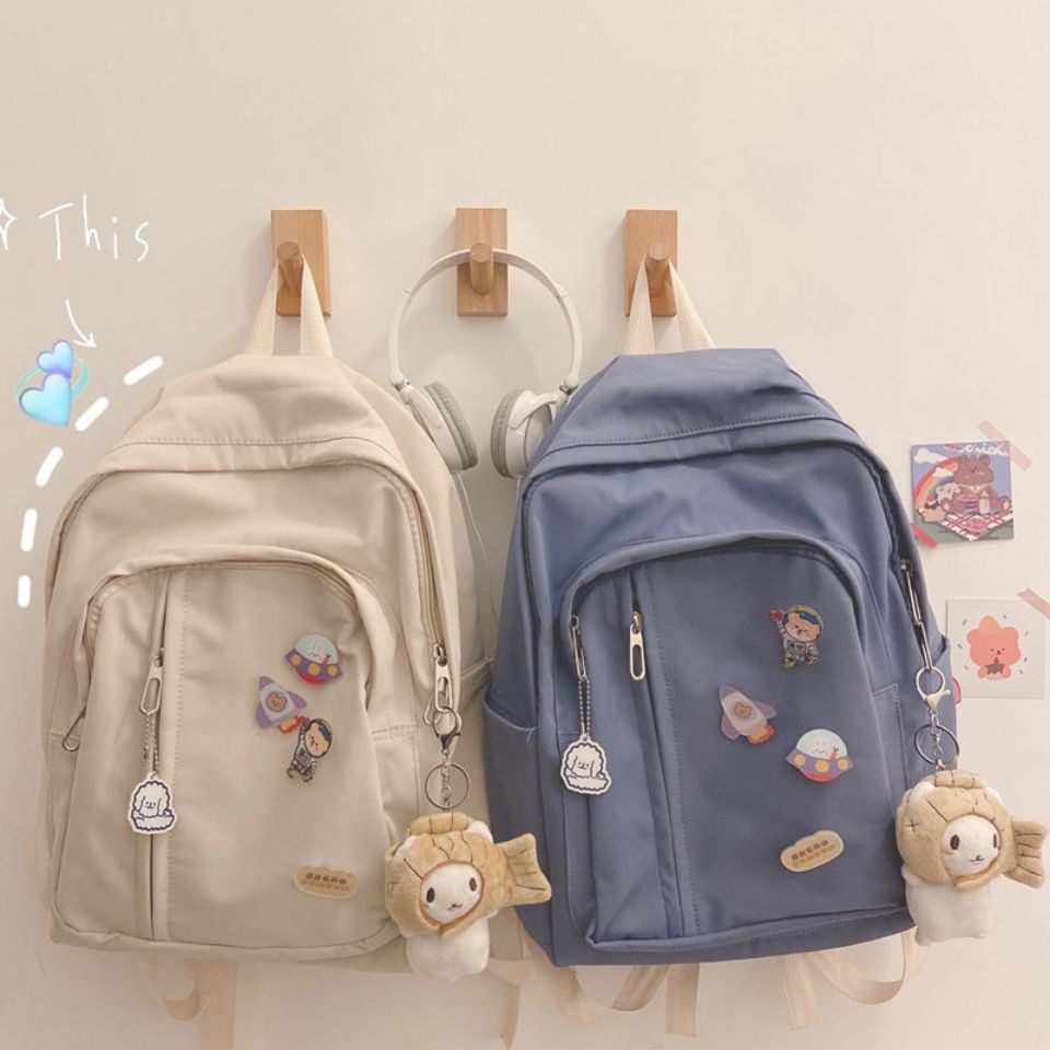 Schoolbag female original residence ulzzang College Student Backpack