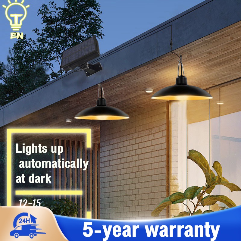 Doubleheaded Solar Chandelier With Remotecontrolled Outdoor Indoor Solar Light For Indoor