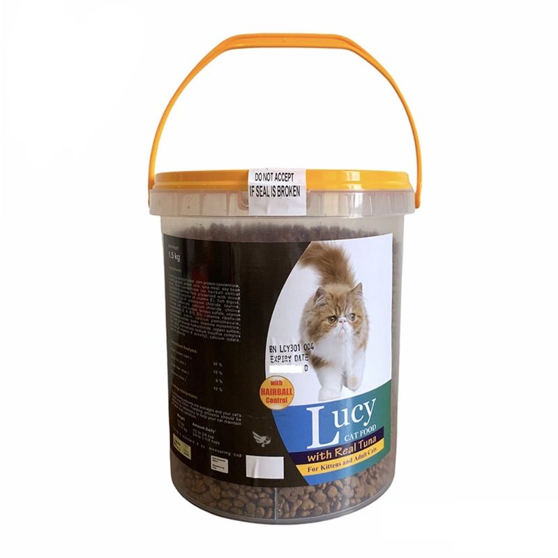 Lucy Cat Food 1.5kg (1 pail) Shopee Philippines