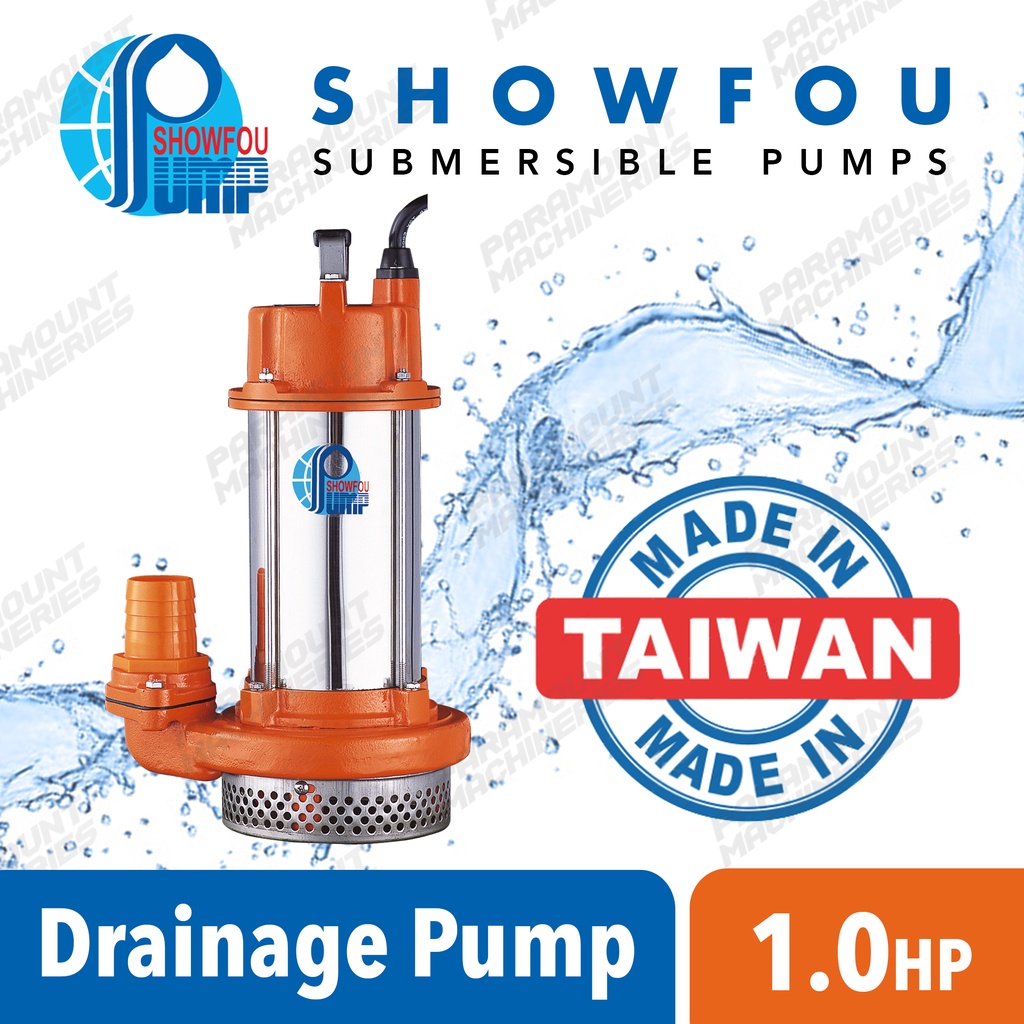 Showfou SF112AD Submersible Drainage Pump 1HP [Paramount Machineries