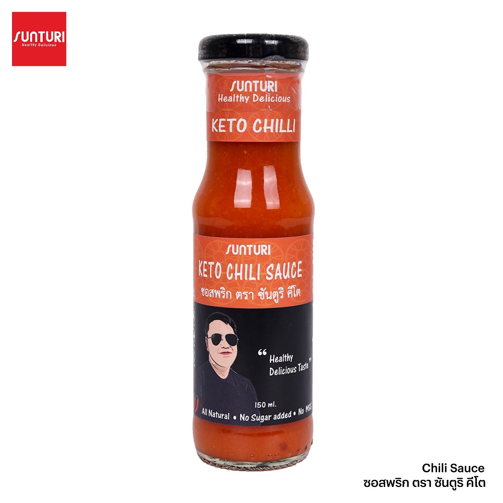 SUNTURI Keto ChiliSriracha Sauce 150ml Chili Brand Shopee Philippines