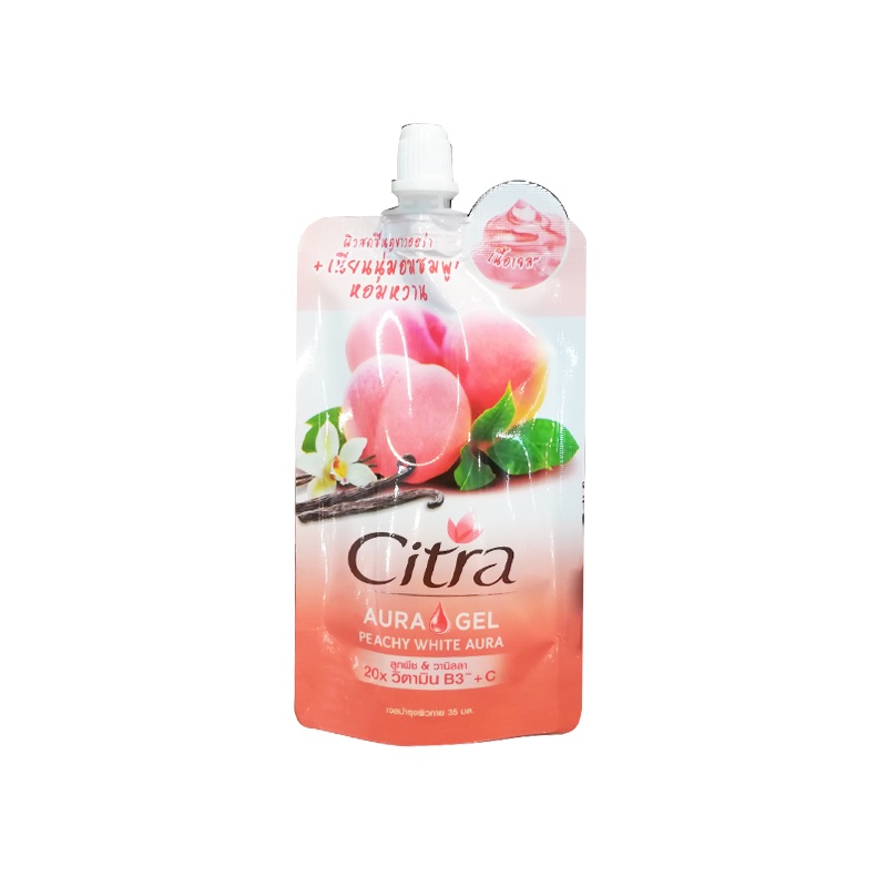 Citra Aura Gel Lotion Peachy White Aura Citra Aura Gel Lotion Peachy
