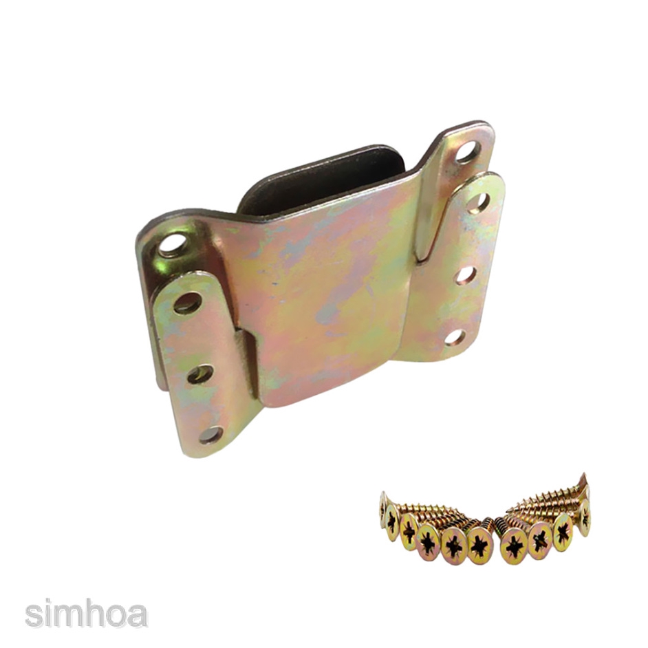 2Pcs Metal Corner Furniture Sofa Beds Interlocking Connecting Clips