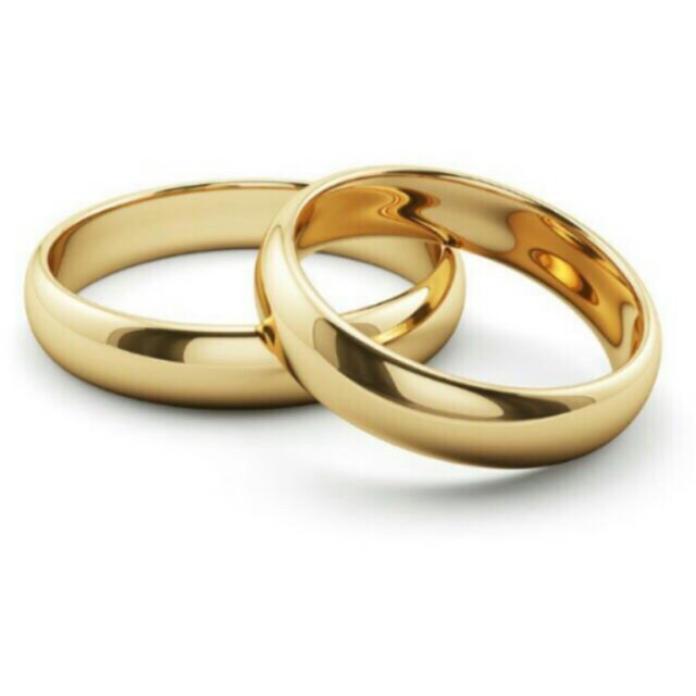 【A&j】Couple ring stainless gold wedding jewelry Shopee Philippines