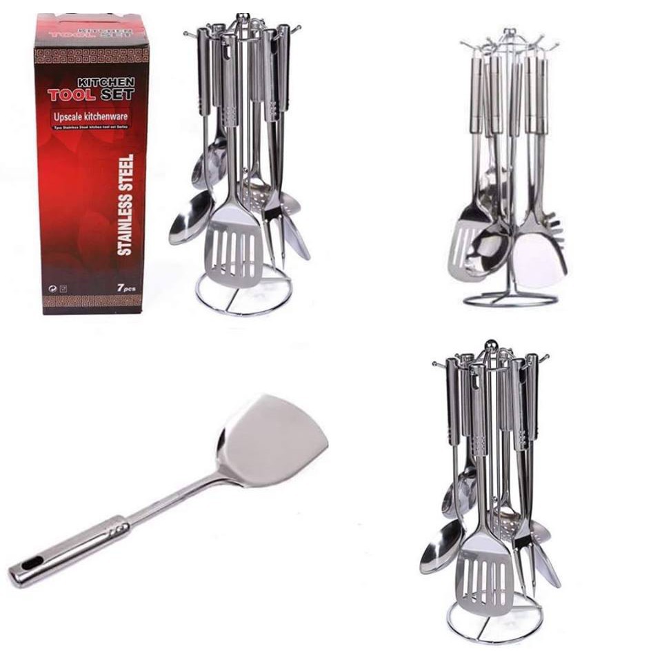 7in1 Stainless Steel Kitchen Tool Set with Box) Shopee Philippines