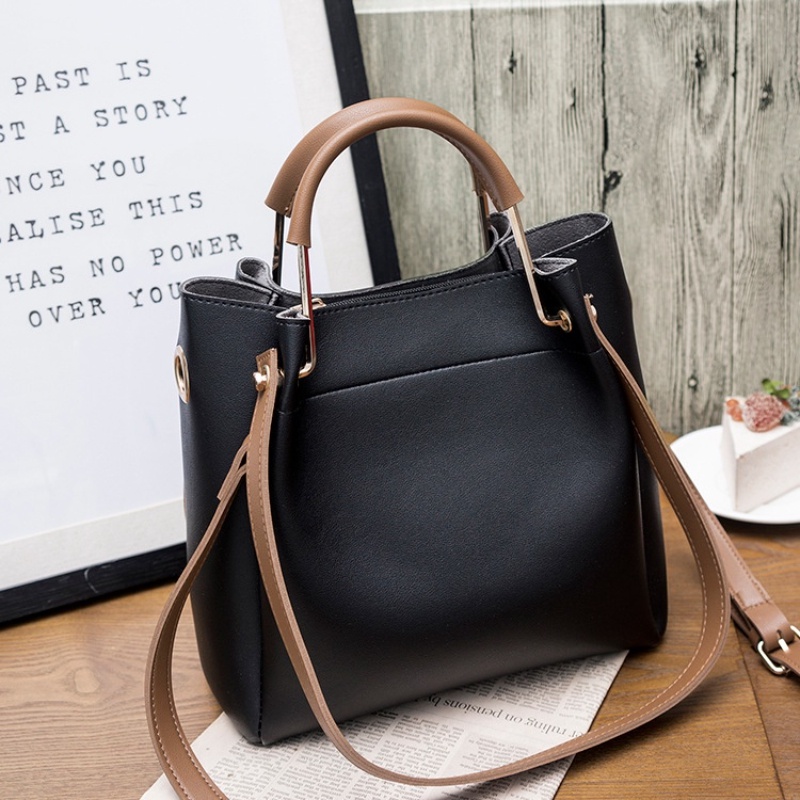 Sling Bags for Women Korean Fashion Trendy Bucket Bags Leather High
