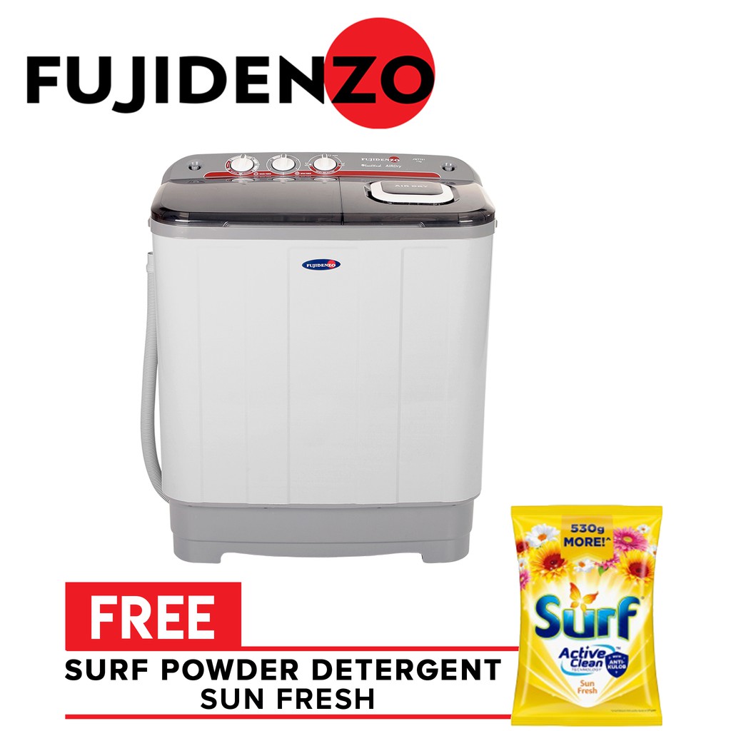 Fujidenzo 6 kg Twin Tub Washing Machine JWT601 (Gray) Shopee Philippines