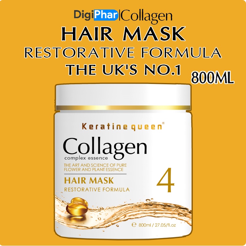 Keratin Queen Collagen Hair mask for Salon Quality Hair The UK's No.1