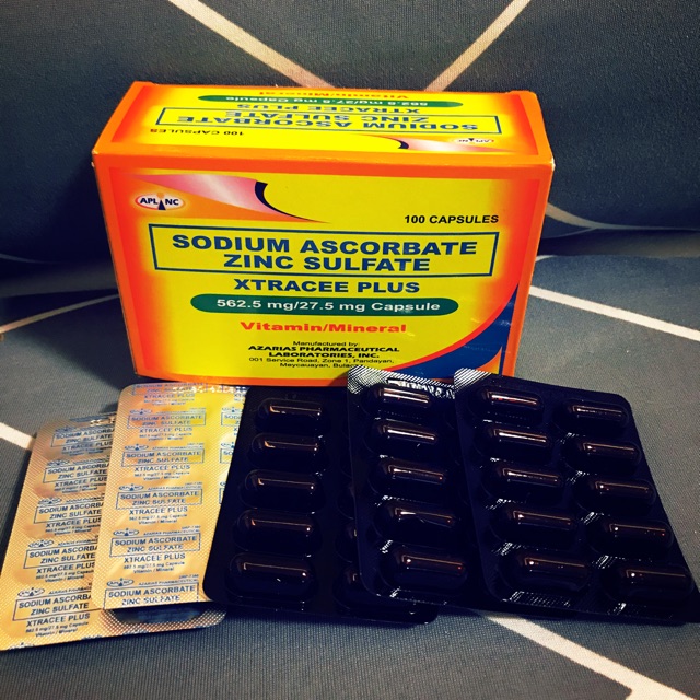 XTRACEE PLUS (Sodium Ascorbate with Zinc Sulfate) Shopee Philippines