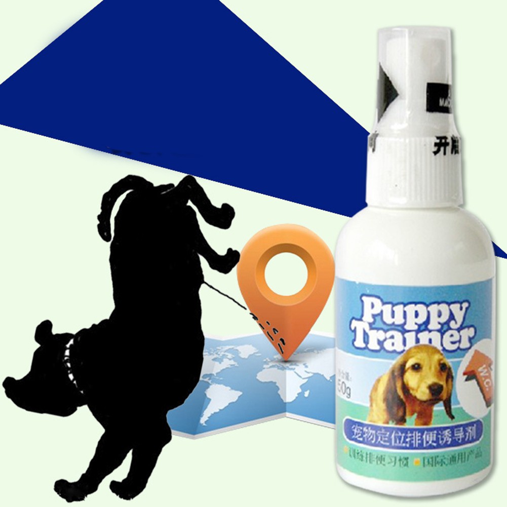 50ML Dog Potty Here Training Aid Spray Potty Trainer Pet Corrector