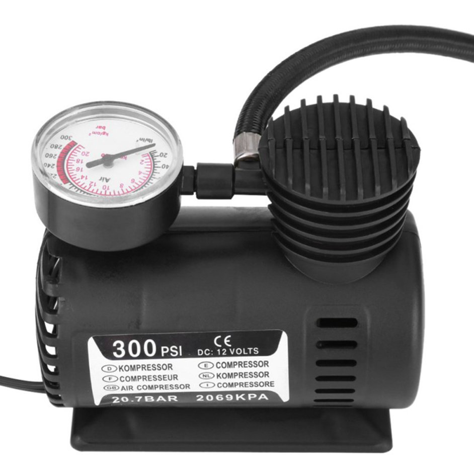Mini Air Pump 12V Car Air Pump Tire Air Pump Car Mini Emergency Air Pump Shopee Philippines