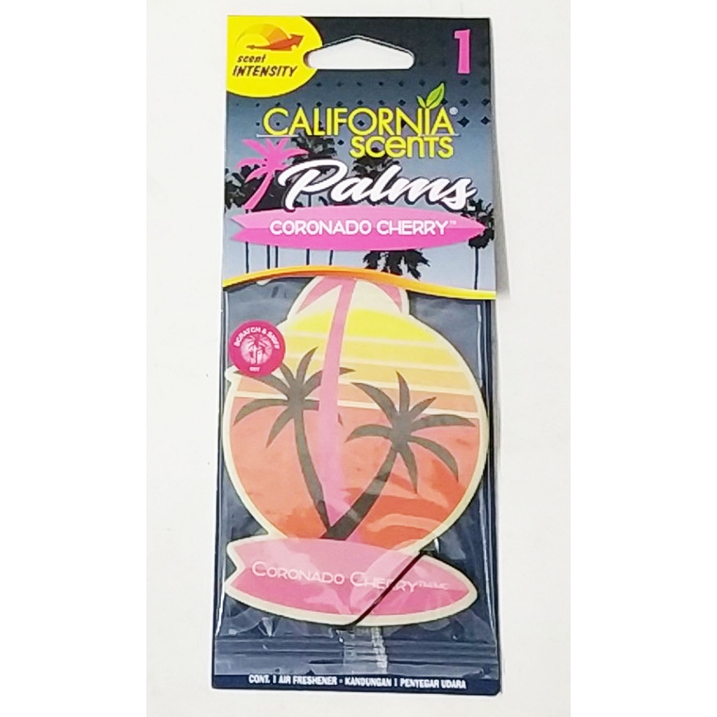 ORIGINAL CALIFORNIA SCENTS ( PALMS CORONADO CHERRY ) SCENT INTENSITY