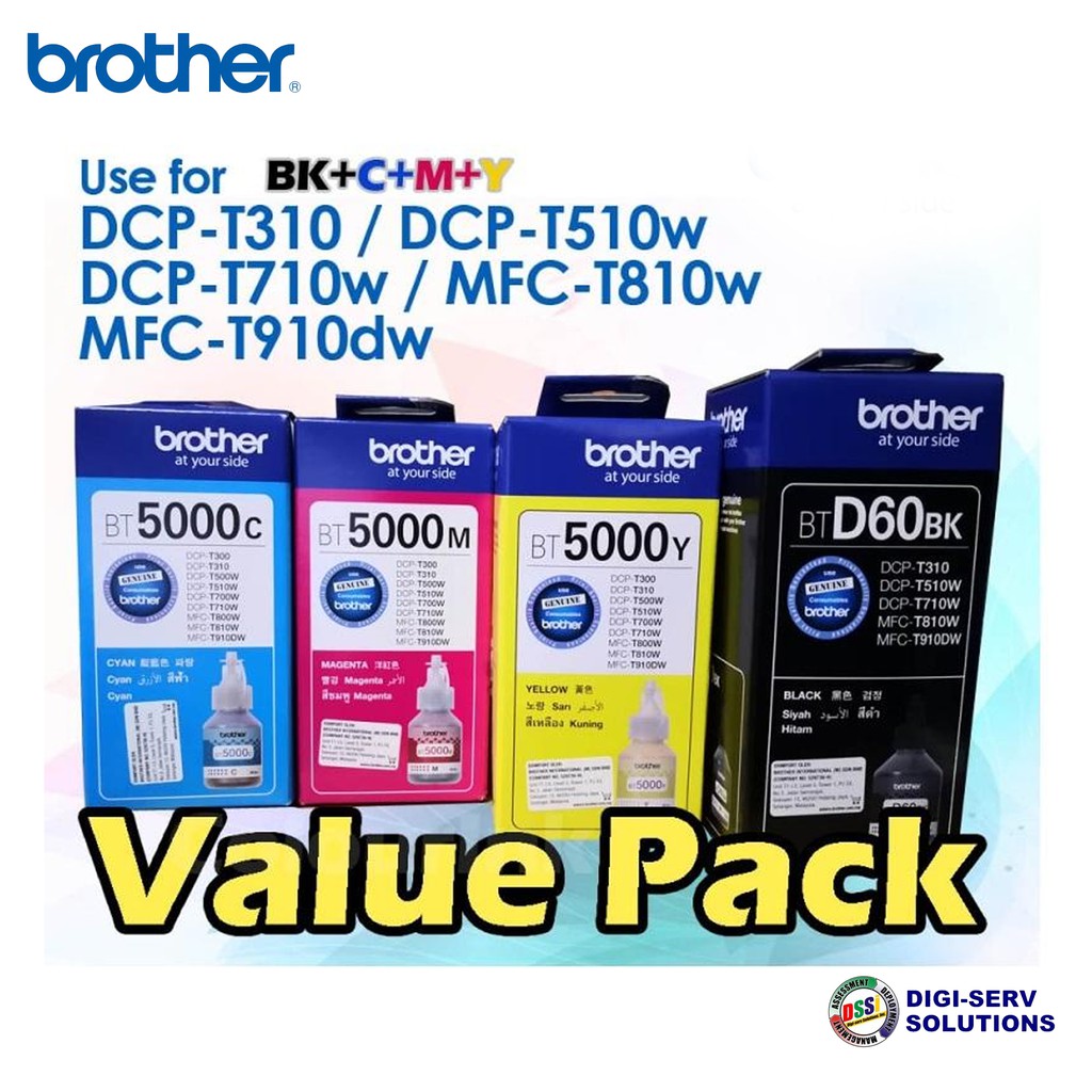 Brother Ink (All Colors) for DCPT310, T510W, T710W, MFCT910DW Printer