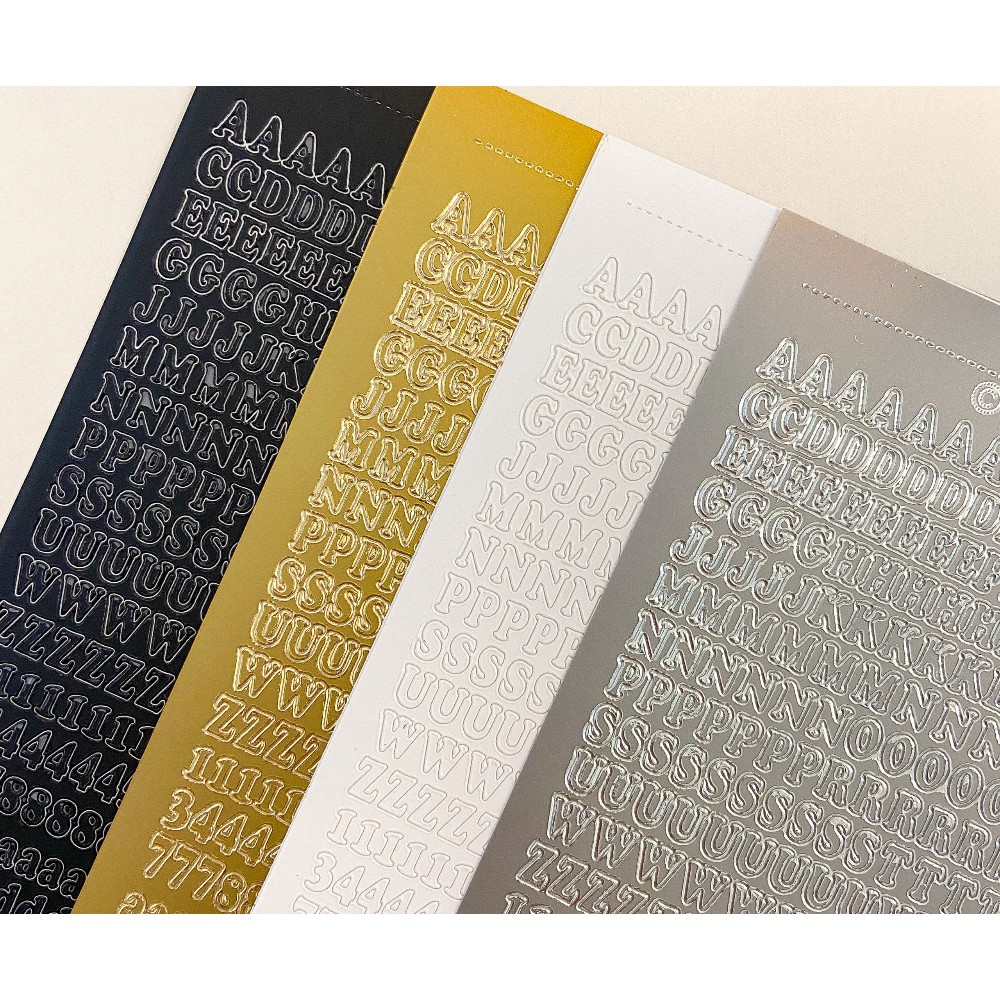 [DD]letter sticker 4color Shopee Philippines