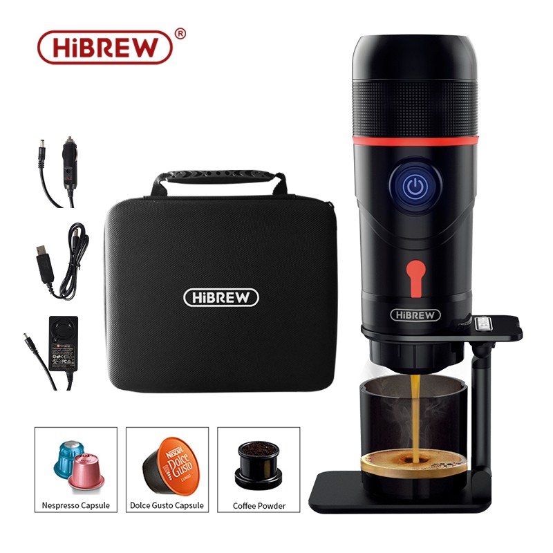 HiBREW Portable Car Coffee Machine, USB pod Coffee machine, Capsule