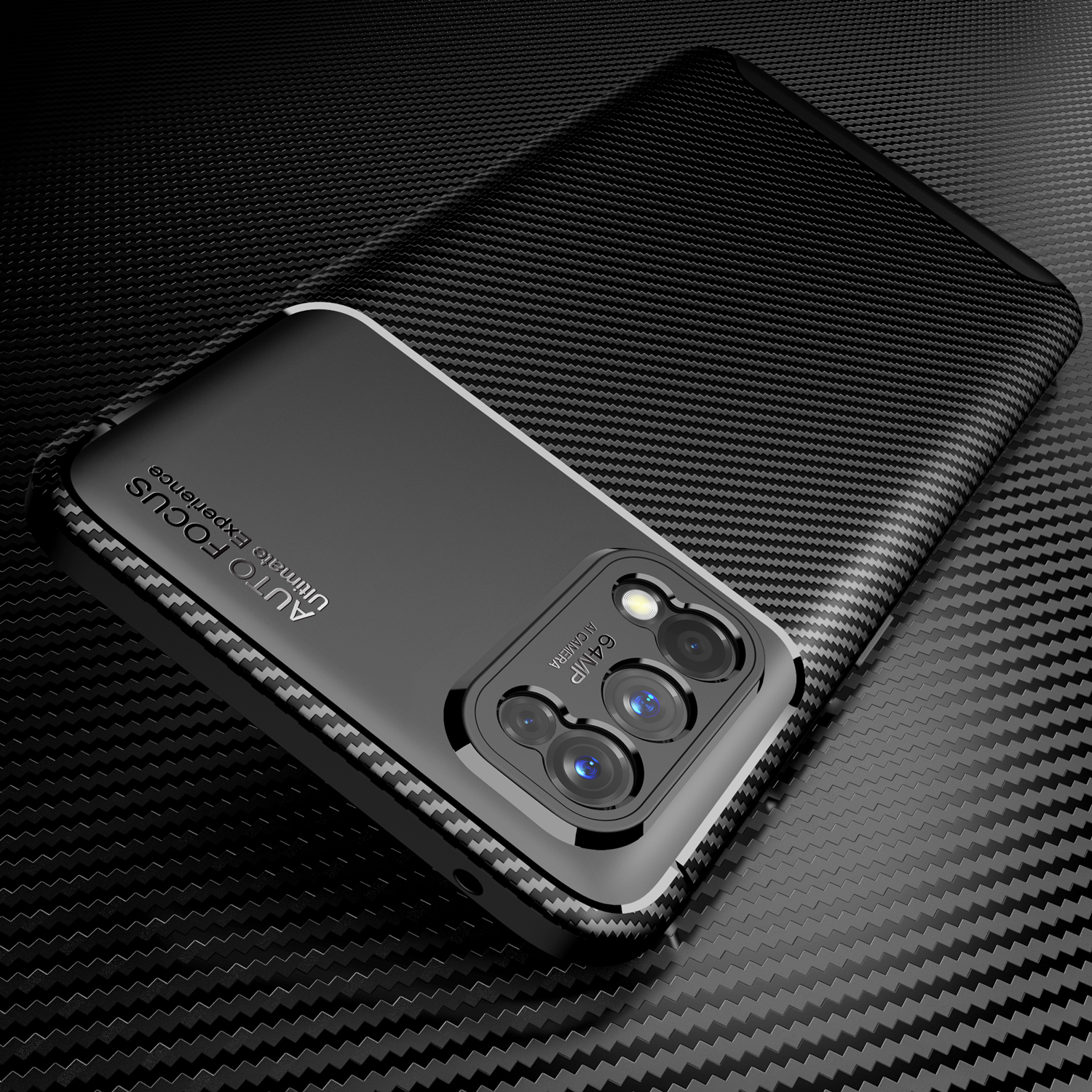 Realme 7 Pro Realme 7 Case Slim Thin Soft Carbon Fiber Silicone TPU