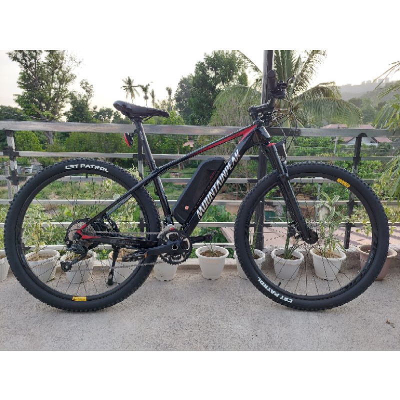 Mountainpeak E500 electric pedal assist mountain bike carbon frame