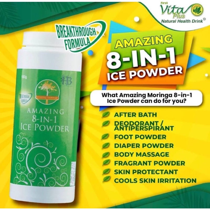 100 Original Moringa Ice Powder 100g Shopee Philippines