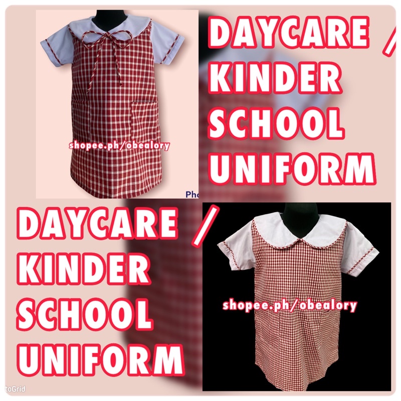 SCHOOL UNIFORM or UNIFORM DAYCARE DRESS or Kinder uniform or KIDS