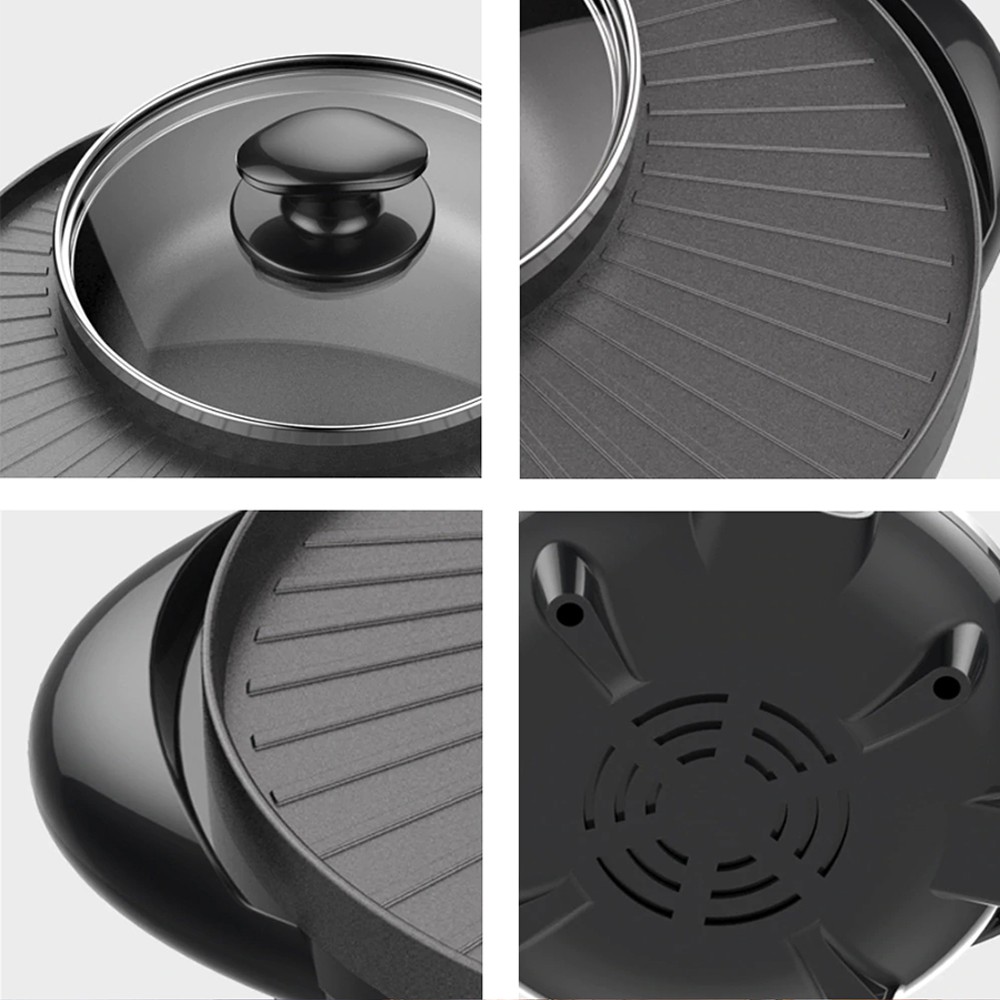 XIAOMI Liren MultiFunction NonStick Indoor Electric Roasting Hot Pot