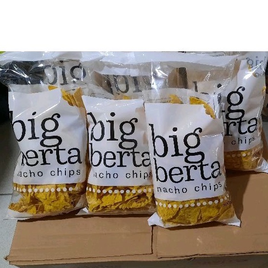 Big berta PLAIN NACHOS CHIPS IN A BOX (10PCS) Shopee Philippines