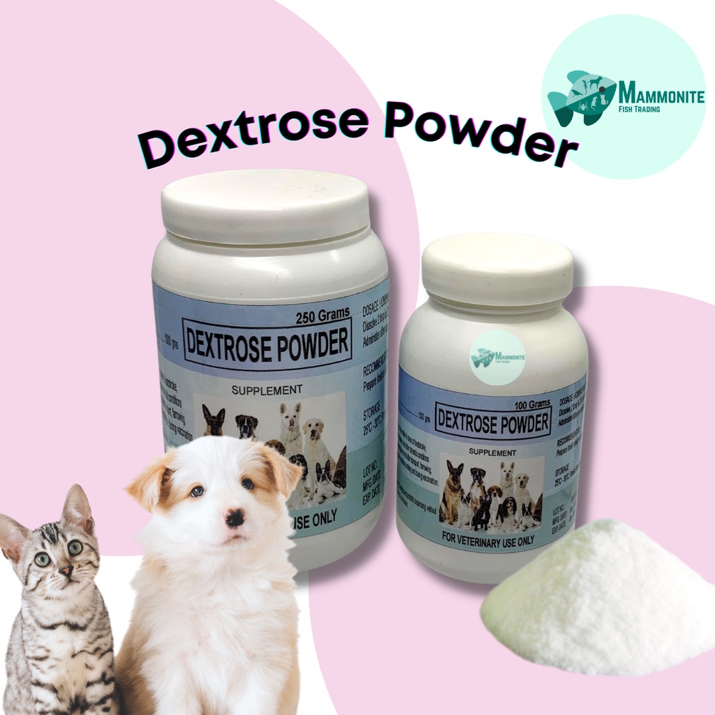 Pet Dog Cat Dextrose Powder Supplement Rehydration First Aid Shopee