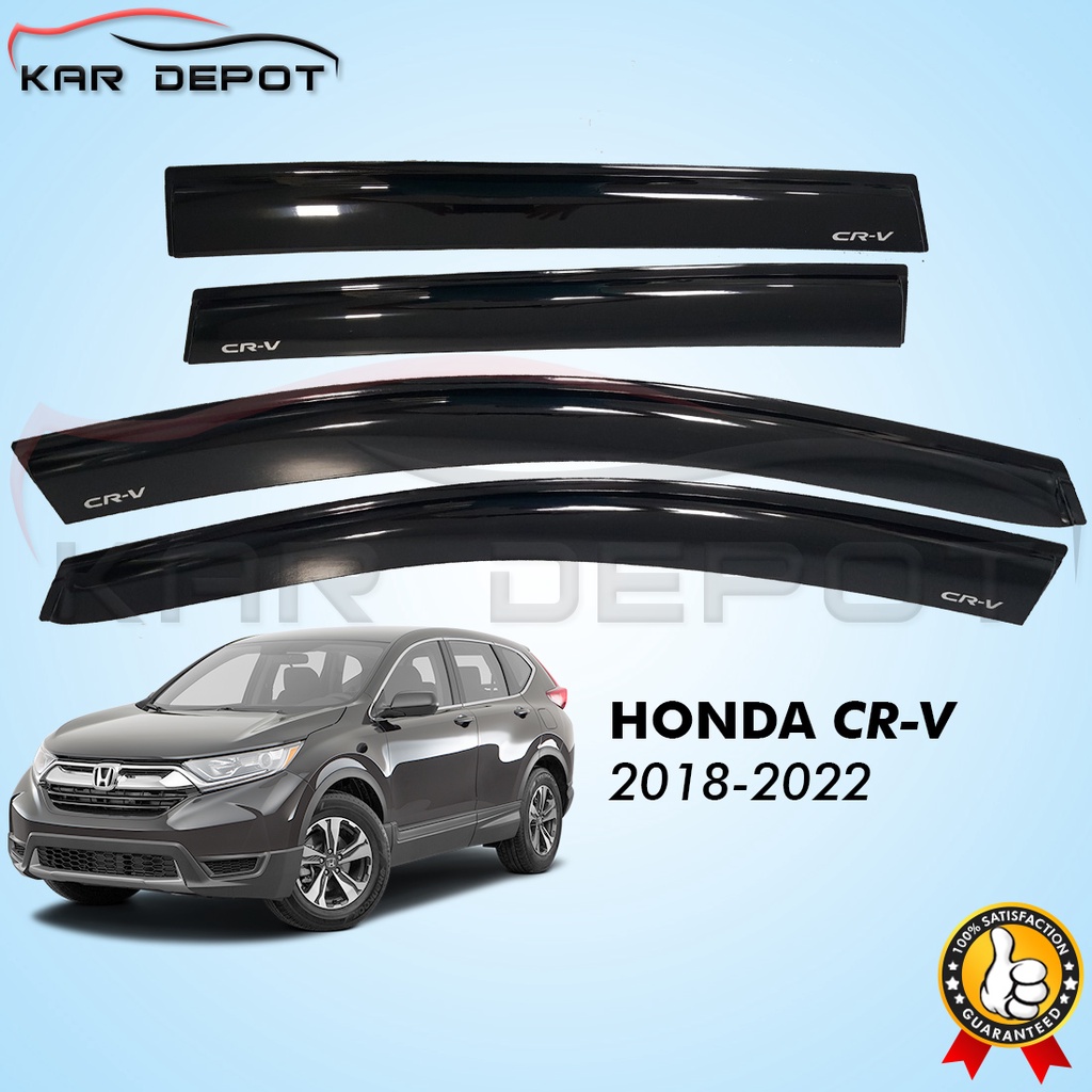 Honda CRV / CRV 20182022 Black Rain/Sun Guard Window Visor Shopee